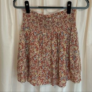 Rails Multicolor Floral Mini Skirt